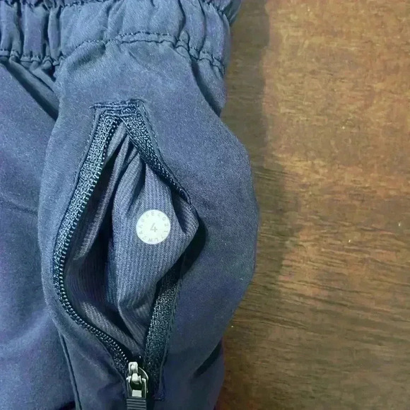Lululemon navy track lined short - Picture 5 of 9